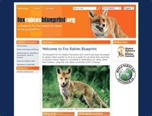 Tablet Screenshot of foxrabiesblueprint.org